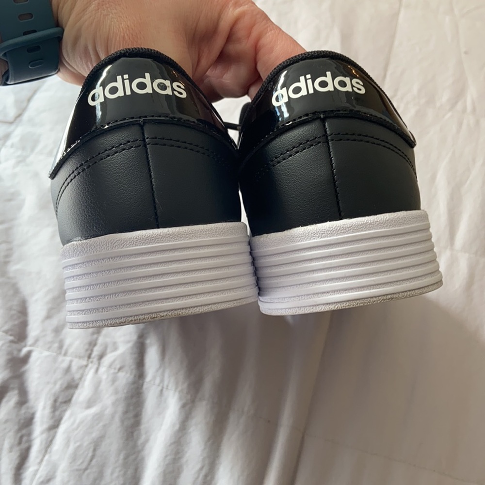 adidas Court Bold FY9993, Womens, Core Black/Core Black/Cloud White size 9.5 - Picture 9 of 14